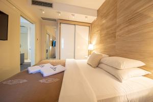 Katil atau katil-katil dalam bilik di Hotel Aleksandar Rafailovići