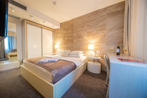 Katil atau katil-katil dalam bilik di Hotel Aleksandar Rafailovići