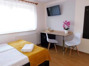 Łóżko lub łóżka w pokoju w obiekcie Family Homes - Dom Wakacyjny EDA