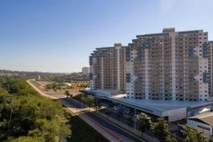 an aerial view of a large apartment building at Olimpia Park Resort in Olímpia