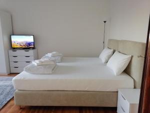 Postel nebo postele na pokoji v ubytování Apartman Radulović