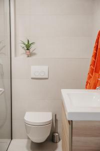 Kúpeľňa v ubytovaní Cozy apartment GALA + 9 fotografií