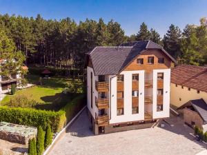 an aerial view of a house at Apartman KulTurista in Zlatibor