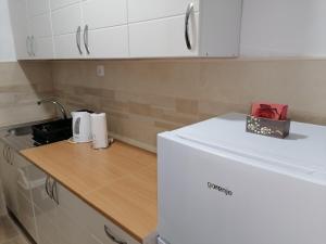 Kuchyň nebo kuchyňský kout v ubytování Apartman Radulović