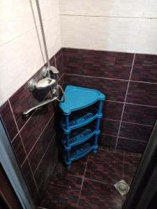 Koupelna v ubytování BLUE Hostel - check message after booking