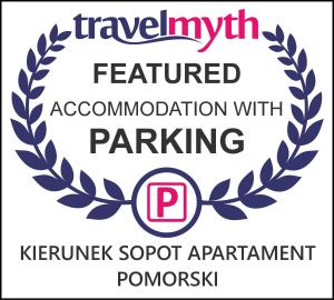 ソポトにあるKierunek Sopot Apartament POMORSKIの駐車協会のロゴ