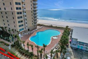 - Vistas aéreas a la piscina y a la playa en Million Dollar Views, Stunning Beachfront Property, en Panama City Beach
