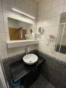 Koupelna v ubytování Hotel Zebetinsky Dvur Brno