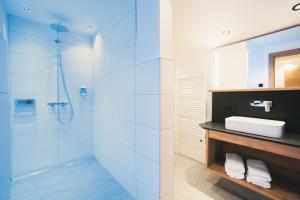 Koupelna v ubytování das Luggi Appartements