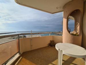 Balkón nebo terasa v ubytování Appartement vue mer / Carnon Plage