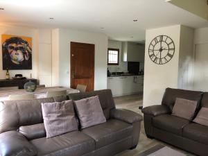 Ruang duduk di Le Lac Bleu huis 17