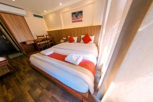 Voodi või voodid majutusasutuse Hotel Chhimeki toas