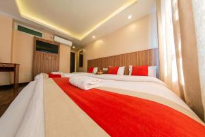 Voodi või voodid majutusasutuse Hotel Chhimeki toas