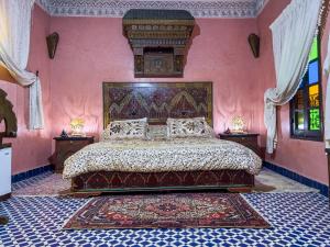 Lova arba lovos apgyvendinimo įstaigoje Riad Dar Guennoun