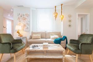 Et opholdsområde på Genteel Home Mercado Central Terrace