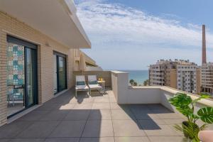 Nespecifikovaný výhled na moře nebo výhled na moře při pohledu z apartmánu