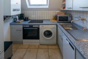 Küche/Küchenzeile in der Unterkunft Ferienhaus Seestern