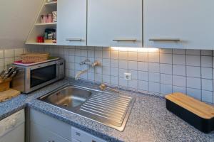 Küche/Küchenzeile in der Unterkunft Ferienhaus Seestern