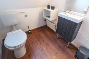 Ein Badezimmer in der Unterkunft Ferienhaus Seestern