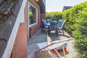 Ein Garten an der Unterkunft Ferienhaus Seestern