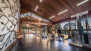 Fitness centrum a/nebo fitness zařízení v ubytování Hotel Toriba