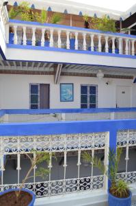 Balkón nebo terasa v ubytování Riad Hôtel Essaouira