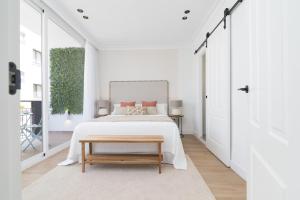 Posteľ alebo postele v izbe v ubytovaní iloftmalaga SoHo - Calle Martínez Campos