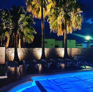 Bazén v ubytování Villa Ágatha, vacaciones en familia en Lanzarote nebo v jeho okolí