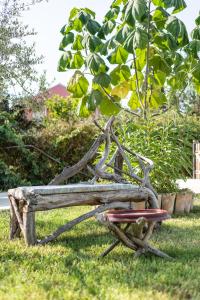 A garden outside Villa Varka