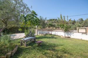 A garden outside Villa Varka