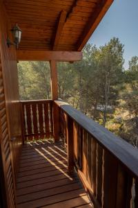 Balkón nebo terasa v ubytování Casa de Madera en Calafell