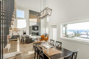 Χώρος καθιστικού στο The White Pearl - Amazing Luxury Chalet with Mountain Views