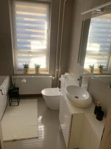 Kúpeľňa v ubytovaní D&V Apartman