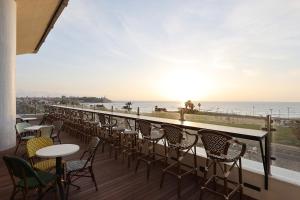 Nespecifikovaný výhled na moře nebo výhled na moře při pohledu z kapslového hotelu