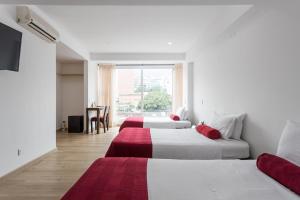 Katil atau katil-katil dalam bilik di Hotel Florencia Plaza