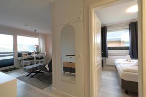 Кровать или кровати в номере Widlak