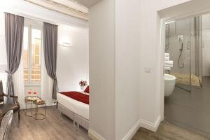 Koupelna v ubytování Hotel Navona