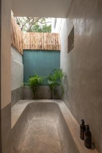 Phòng tắm tại Casa Ikal