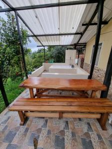 Balkón nebo terasa v ubytování Cabañas 4 Caminos