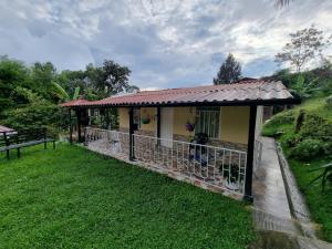 Zahrada ubytování Cabañas 4 Caminos