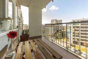 Μπαλκόνι ή βεράντα στο Apartmán v Aleji