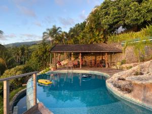 Πισίνα στο ή κοντά στο Globe trotter Lodge Tahiti