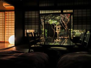Posezení v ubytování Ryokan Tanoya