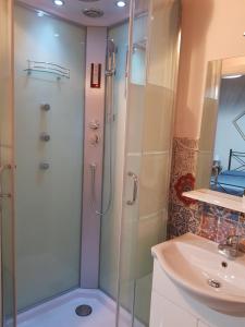 Koupelna v ubytování Nottola B&B