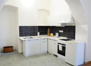 Kuchyňa alebo kuchynka v ubytovaní Apartment Porta