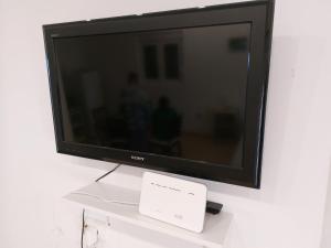 TV a/nebo společenská místnost v ubytování Apartmani Dejan