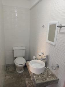 Koupelna v ubytování Hotel San Carlos Yautepec