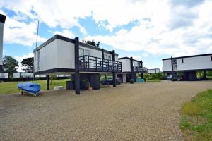 a row of modular houses in a parking lot at 4 Avocet Quay , Emsworth in Emsworth