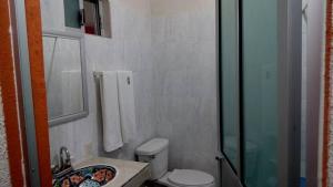 Koupelna v ubytování Hotel San Carlos Yautepec