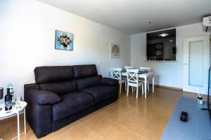 A seating area at Faro de Garrucha
